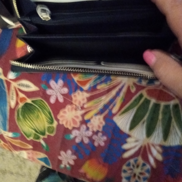 NWT COACK LG CITY TOTE IN FLORAL W/ MATCHING WALLET - Picture 6 of 6